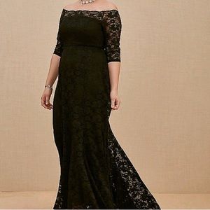 NWT Torrid Black Lace Gown Size 14